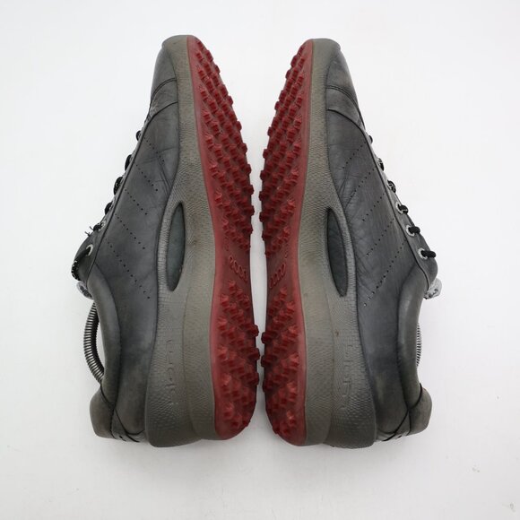 Ecco Biom HydroMax Golf Shoes Men\'s EU 44 M Gray Yak Leather Hybrid Sneakers